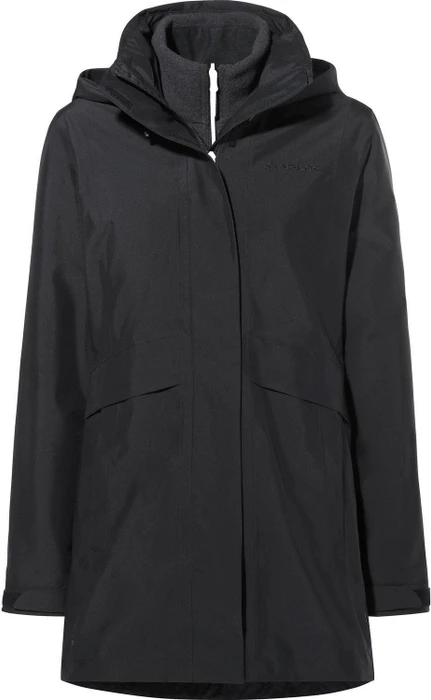 Vaude Idris 3in1 IV Funktionsmantel schwarz (Damen)
