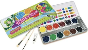 Jolly Supertabs Deckfarbkasten, 12 Farben