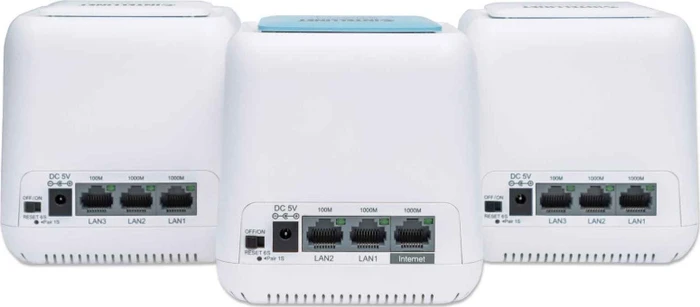 Intellinet Mesh WLAN-Set, Router und 2x Repeater Set, 3er-Bundle