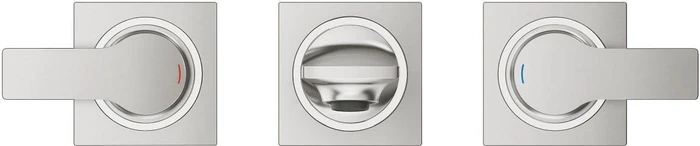 Grohe Allure 3-Loch-Waschtischbatterie 1/2" supersteel (20189DC2) – Bild 3 von 5