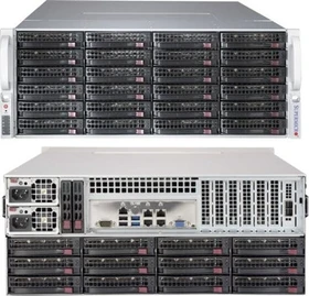 Supermicro SuperChassis 847BE1C4-R1K23LPB, grau/schwarz, 4HE, 1x 1200W redundant