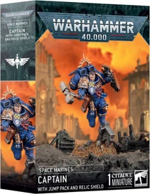 Games Workshop Warhammer 40.000 - Space Marines - Captain with Jump Pack and Relic Shield
