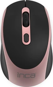 Inca IWM-211RG Silent Wireless Mouse schwarz/rosegold, USB