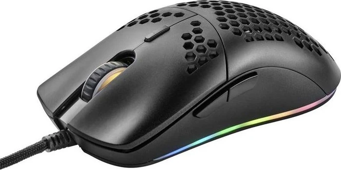 Renkforce RF-GM-400 Leichte Gaming-Maus schwarz matt, USB