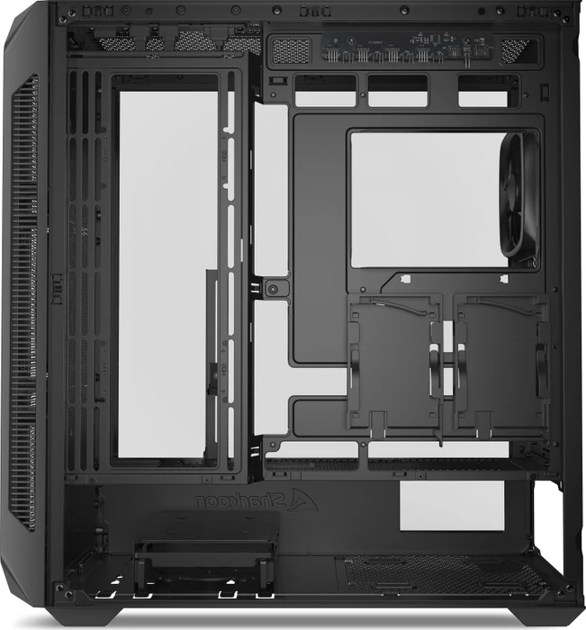 Sharkoon AK5M RGB Black, Glasfenster