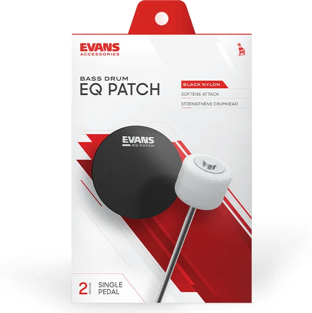 Evans EQ Patch Black Nylon Single