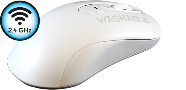 Man & Machine C Mouse washable wireless, weiß, USB