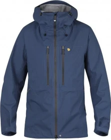 Fjällräven Bergtagen Eco-Shell Funktionsjacke lang mountain blue (Herren)