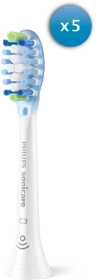 Philips HX9045/87 Sonicare C3 Premium Plaque Defence Ersatzbürste weiß, 5 Stück