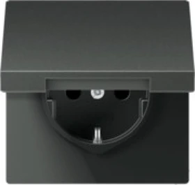 Jung Serie LS Steckdose Metallausführung 16A 250V, anthrazit