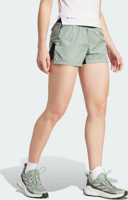adidas Terrex Multi Trailrunning Laufhose kurz silver green (Damen)