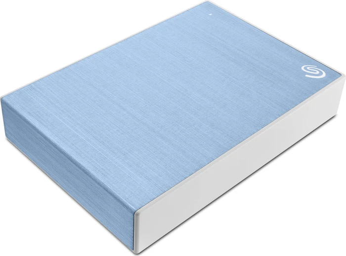 Seagate One Touch Portable HDD, Light Blue, 4TB, +Rescue, USB 3.0 Micro-B