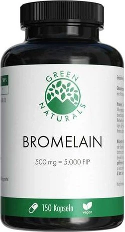 Green Naturals Bromelain Kapseln, 150 Stück