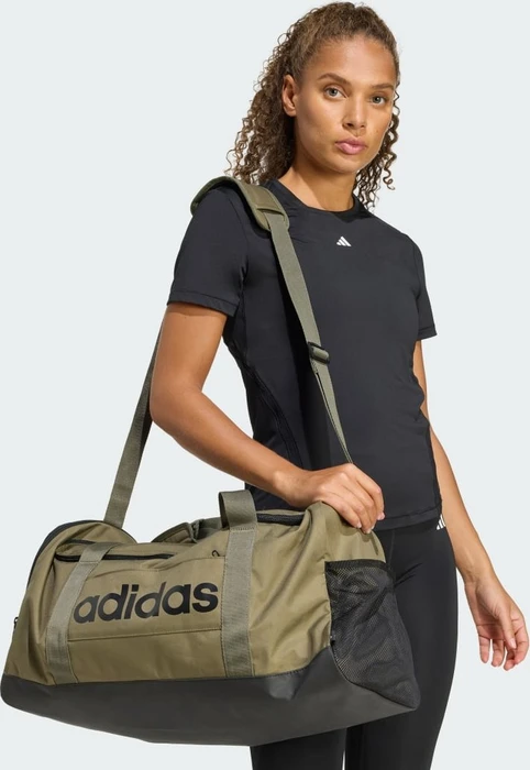 adidas Linear Duffelbag M Sporttasche olive strata/black