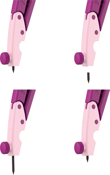 Pelikan griffix Ergonomischer Schulzirkel Sweet Berry, violett/rosa