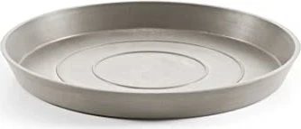 Ecopots Amsterdam Blumentopfuntersetzer rund 29cm taupe