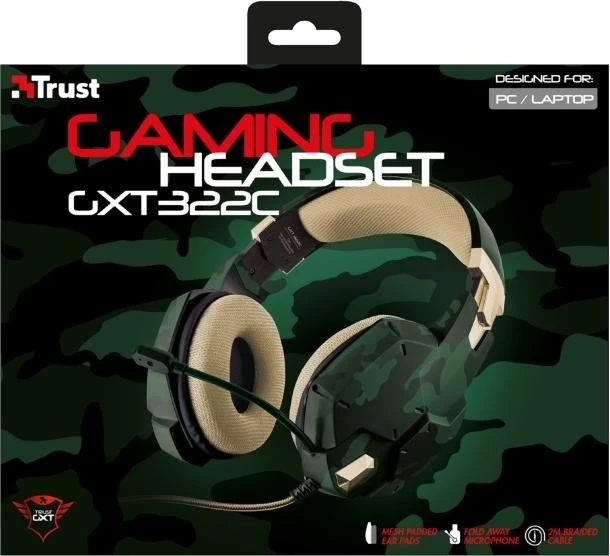 Trust Gaming GXT 322C Carus Jungle Camo