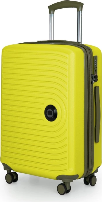 Hauptstadtkoffer Mitte TSA Spinner erweiterbar 55cm lemon