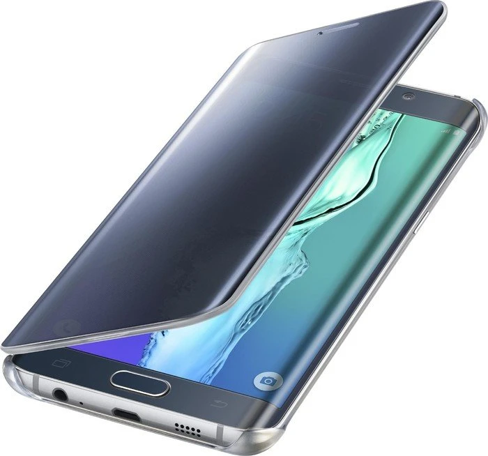 Samsung Clear View Cover für Galaxy S6 Edge+ blau