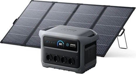 Anker Solix C1000 Gen2 Solargenerator + 1x Solarpanel 400W, 1024Wh