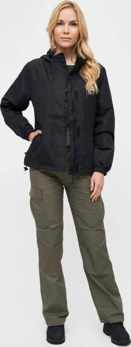 Brandit Windbreaker Summer Frontzip Jacke schwarz (Damen)