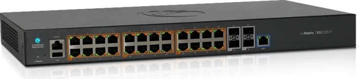 Cambium Networks cnMatrix EX2000 Rackmount Gigabit Managed Switch, 24x RJ-45, 4x SFP+, 400W PoE+