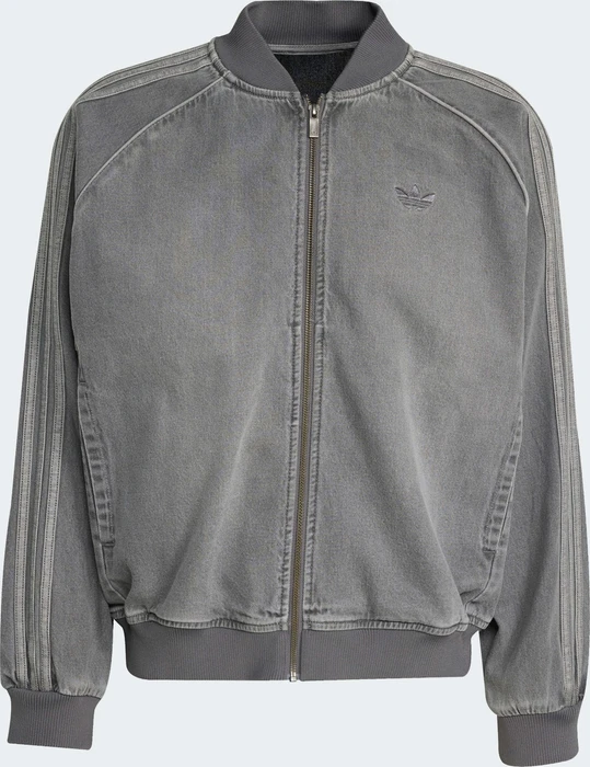 adidas SST Adicolor Loose Black Wash Jeansjacke grau (Herren)