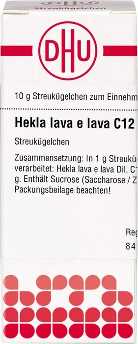 DHU Hekla lava e lava C12 Globuli, 10g