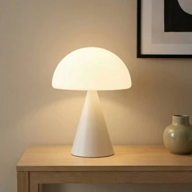 Fabas Luce Blip LED-Tischleuchte weiß
