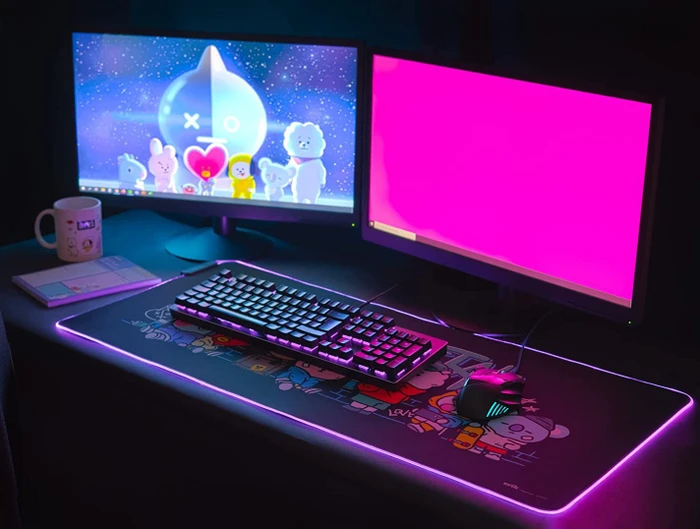 Grupo Erik Editores BT21 XL RGB, 900x400mm, Motiv schwarz/blau