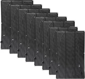 Aysolar 100W 12V Solarpanel Flexibel ETFE, 100Wp, 8 Stück, 800Wp