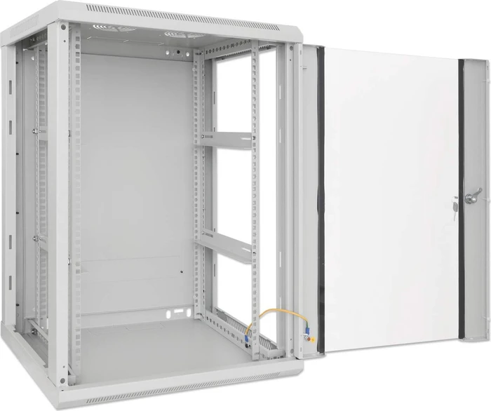 Intellinet Wandschrank 20HE, Sicherheitsglastür, IP2X, hellgrau, 450mm tief