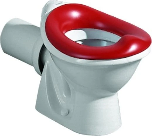 Geberit Bambini WC-Sitzring für Babys und Kleinkinder, rubinrot/matt