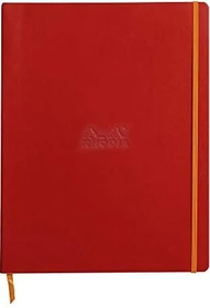 Rhodia Boutique Cahier, A4+, liniert, Softcover, rot, 80 Blatt