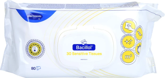 Hartmann Bacillol 30 Sensitive Tissues Flächendesinfektionstücher, 24 Stück