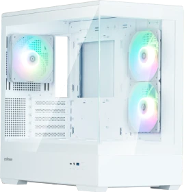 Zalman P30 [V2] White, weiß, Glasfenster