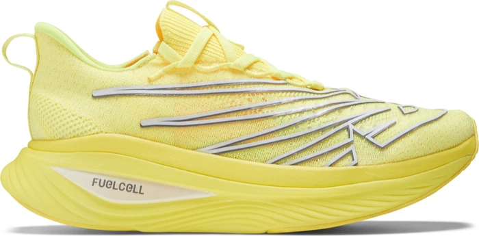New Balance FuelCell SuperComp Elite v3 cosmic pineapple/white iridescent/dark silver metallic (Damen)