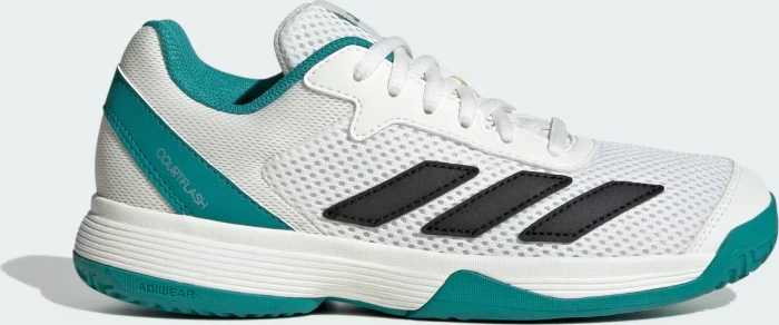 adidas Courtflash off white/pure teal (Junior)