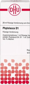 DHU Phytolacca Dilution D1, 20ml