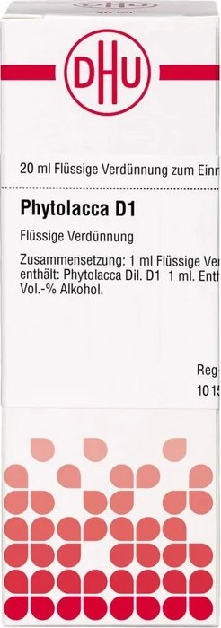 DHU Phytolacca Dilution D1, 20ml