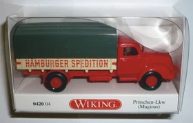 Wiking Pritschen-Lkw Magirus Hamburger Spedition