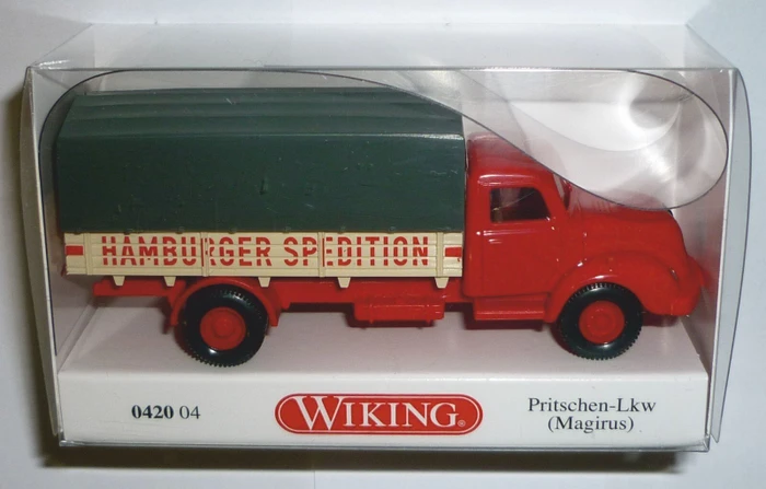 Wiking Pritschen-Lkw Magirus Hamburger Spedition