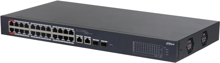 Dahua CS42 Rackmount Smart Switch, 24x RJ-45, 2x RJ-45/SFP, 240W PoE++