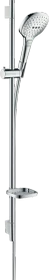 Hansgrohe Raindance Select E Brauseset 120 3jet mit Brausestange 90cm und Seifenschale chrom