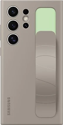 Samsung Silicone Grip Case für Galaxy S24 Ultra taupe