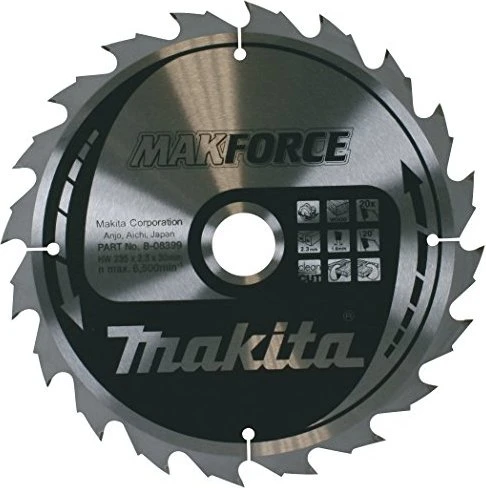 Makita MakForce Kreissägeblatt 20Z, 235x2.3x30mm, 1 Stück