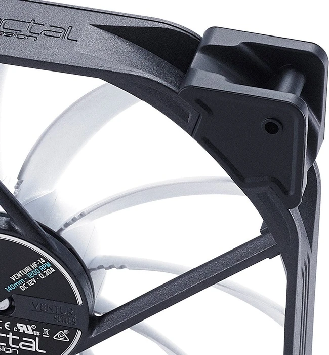 Fractal Design Venturi HF-14 schwarz/weiß, 140mm