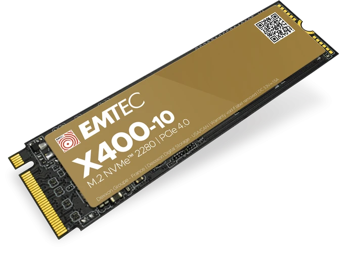 Emtec X400-10 SSD Power Pro 4TB, M.2 2280 / M-Key / PCIe 4.0 x4