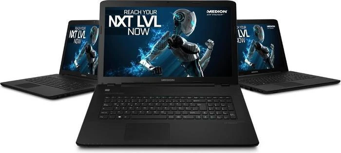 Medion Erazer P6661, Core i5-6200U, 8GB RAM, 128GB SSD, GeForce GTX 950M, DE