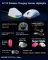 Mchose A7 V2 Ultra+ 8K Lightweight Wireless Gaming Mouse mit Ladestation, Rose Red, USB/Bluetooth Vorschaubild
